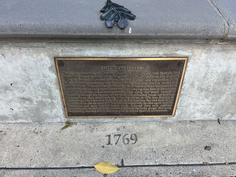 Expeditions by Land Marker. Click for full size. Expeditions by Land Marker image. Click for full size.