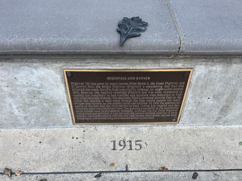 Highways and Byways Marker. Click for full size. Highways and Byways Marker image. Click for full size.