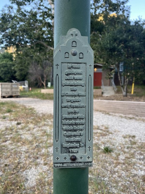 El Camino Real Bell Marker. Click for full size. El Camino Real Bell Marker image. Click for full size.