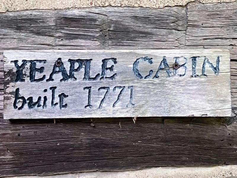 Yeaple Cabin Marker. Click for full size. Yeaple Cabin Marker image. Click for full size.