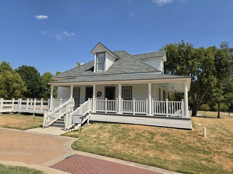 Lane - Carroll House and Marker. Click for full size. Lane - Carroll House and Marker image. Click for full size.