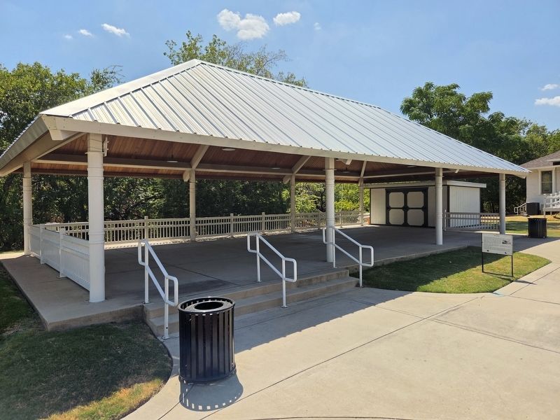 The Pavilion and Marker. Click for full size. The Pavilion and Marker image. Click for full size.