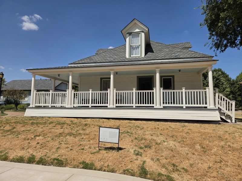 The Farmhouse and Marker. Click for full size. The Farmhouse and Marker image. Click for full size.