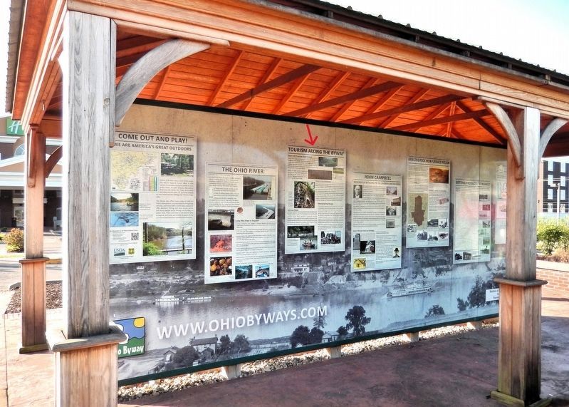 Tourism Along the Byway Marker. Click for full size. Tourism Along the Byway Marker image. Click for full size.
