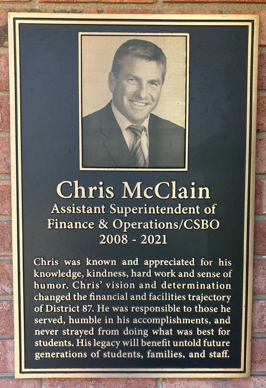 Chris McClain Marker. Click for full size. Chris McClain Marker image. Click for full size.