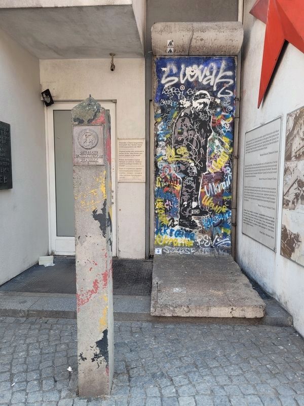 Fourth-Generation Berlin Wall Segment Marker. Click for full size. Fourth-Generation Berlin Wall Segment Marker image. Click for full size.