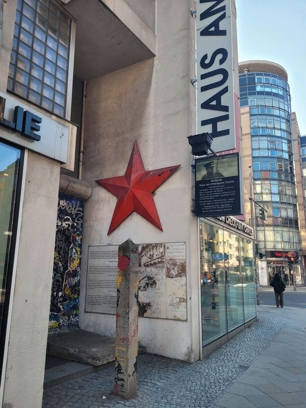 Fourth-Generation Berlin Wall Segment Marker. Click for full size. Fourth-Generation Berlin Wall Segment Marker image. Click for full size.