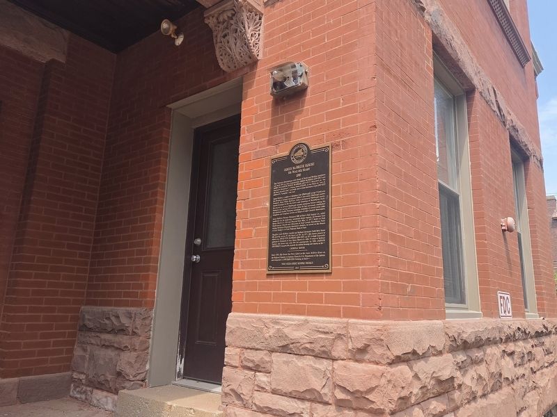 James McBrier House Marker by the main entrance to the house. Click for full size. James McBrier House Marker by the main entrance to the house image. Click for full size.