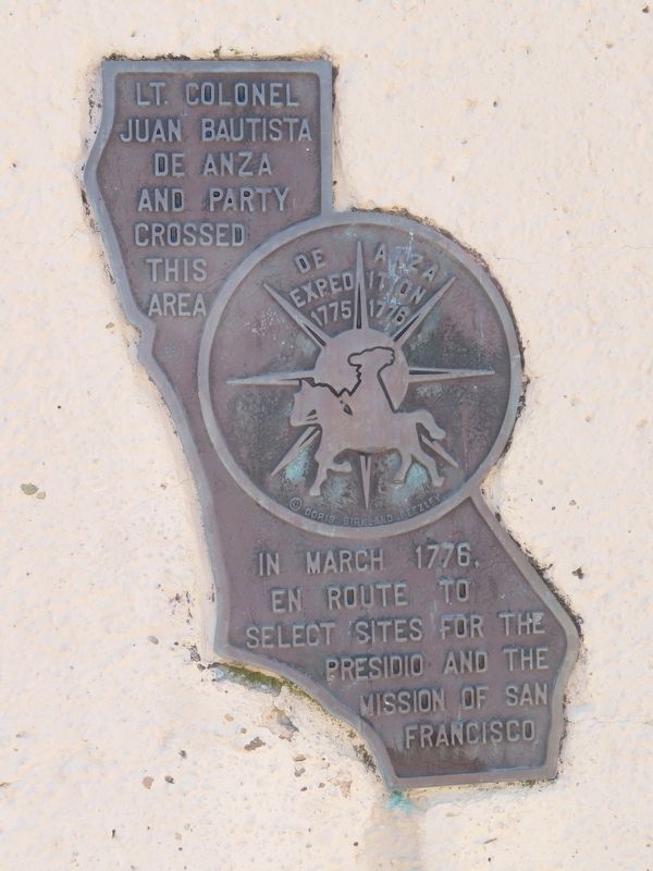 De Anza Expedition 1776 - 1976 Marker. Click for full size. De Anza Expedition 1776 - 1976 Marker image. Click for full size.