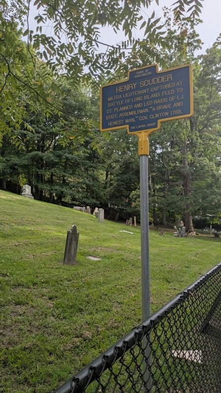 Henry Scudder Marker. Click for full size. Henry Scudder Marker image. Click for full size.