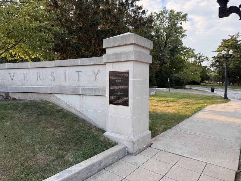Northern Illinois University Entrance Marker. Click for full size. Northern Illinois University Entrance Marker image. Click for full size.