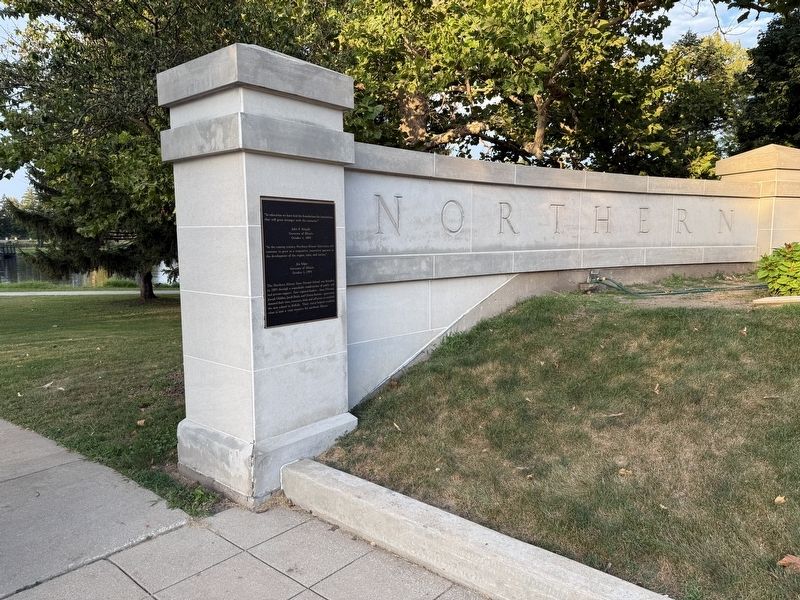 Northern Illinois State Normal School Marker. Click for full size. Northern Illinois State Normal School Marker image. Click for full size.