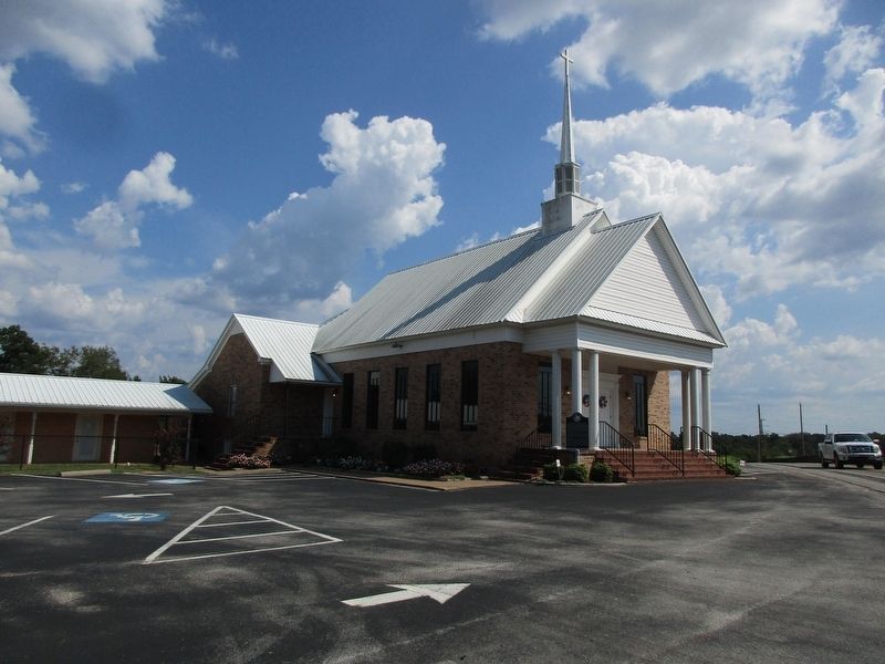 Bascom United Methodist Church and marker. Click for full size. Bascom United Methodist Church and marker image. Click for full size.