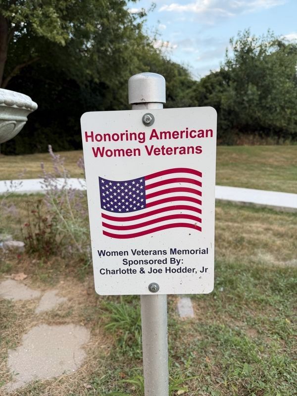 Honoring American Women Veterans Memorial. Click for full size. Honoring American Women Veterans Memorial image. Click for full size.