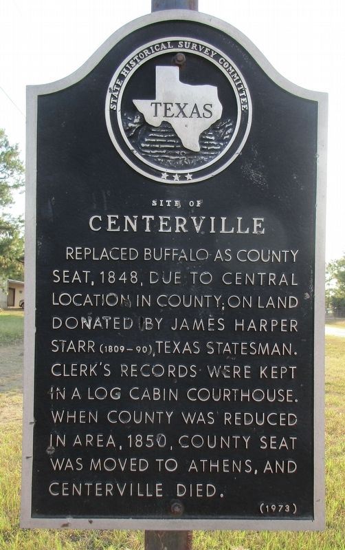 Site of Centerville Marker. Click for full size. Site of Centerville Marker image. Click for full size.