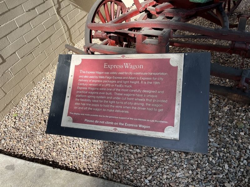 Express Wagon Marker image. Click for full size.