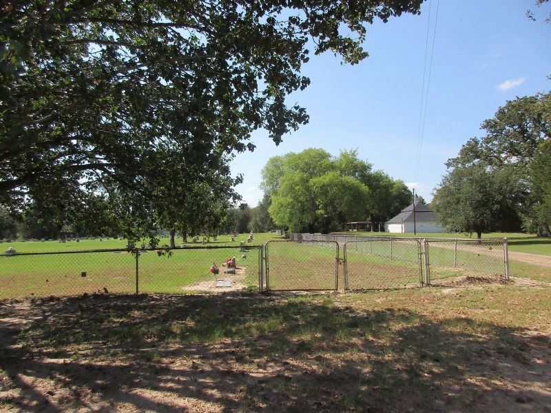 Meredith Campground and Tabernacle Marker as seen from the road. Click for full size. Meredith Campground and Tabernacle Marker as seen from the road image. Click for full size.