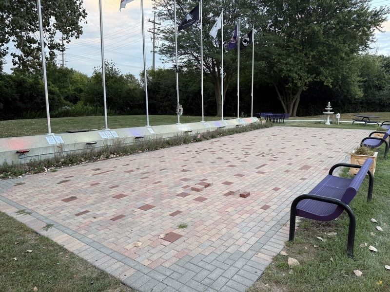 DeKalb Veterans Memorial Bricks. Click for full size. DeKalb Veterans Memorial Bricks image. Click for full size.