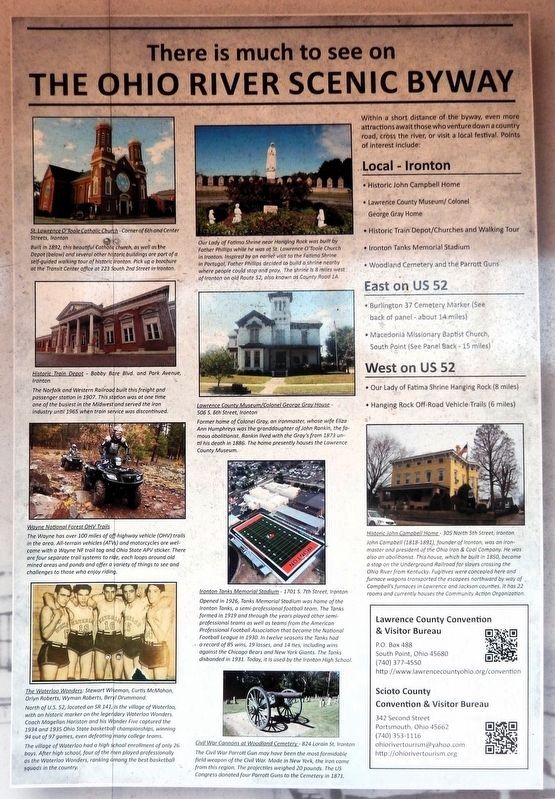 There is Much to See on the Ohio River Scenic Byway Marker. Click for full size. There is Much to See on the Ohio River Scenic Byway Marker image. Click for full size.