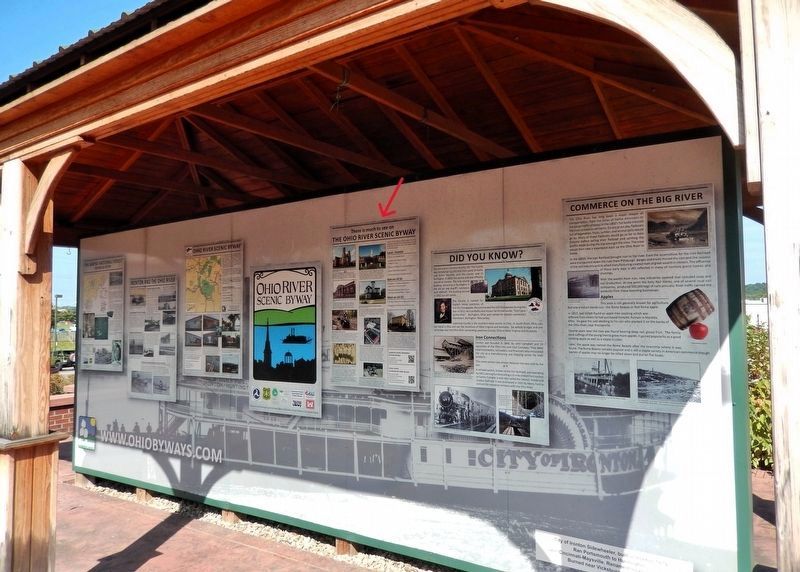 There is Much to See on the Ohio River Scenic Byway Marker. Click for full size. There is Much to See on the Ohio River Scenic Byway Marker image. Click for full size.