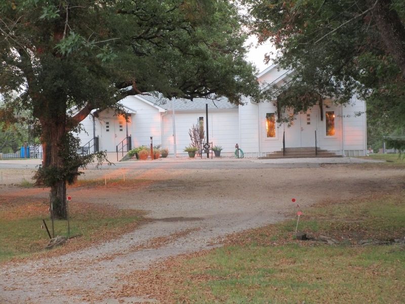 Four Mile Lutheran Church and marker. Click for full size. Four Mile Lutheran Church and marker image. Click for full size.