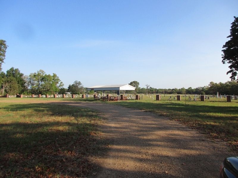Prairie Springs Cemetery and marker. Click for full size. Prairie Springs Cemetery and marker image. Click for full size.