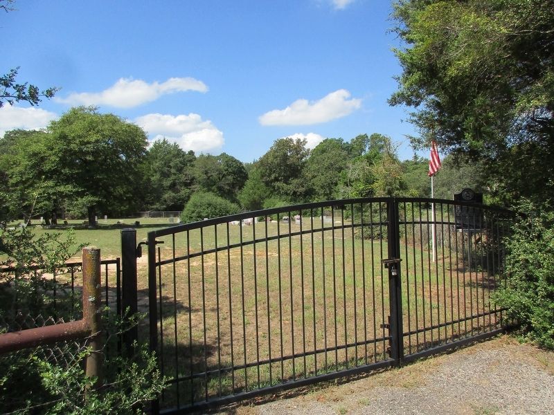 Sand Flat Cemetery and marker. Click for full size. Sand Flat Cemetery and marker image. Click for full size.