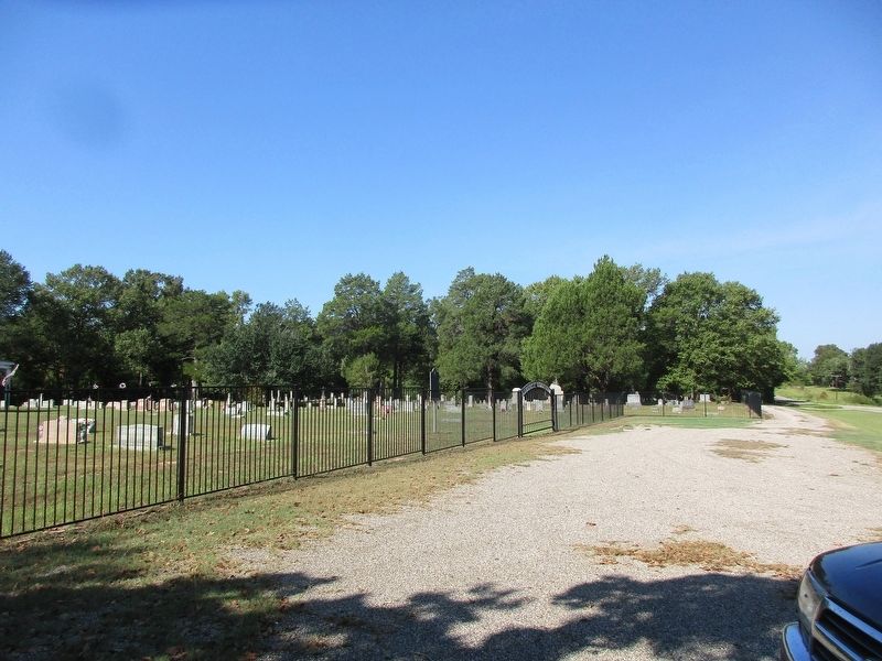 Liberty Cemetery and marker. Click for full size. Liberty Cemetery and marker image. Click for full size.