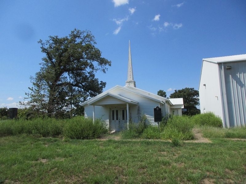 Mount Zion Baptist Church and marker. Click for full size. Mount Zion Baptist Church and marker image. Click for full size.