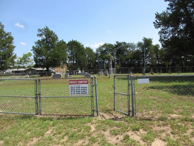 Rounsavall Cemetery and marker. Click for full size. Rounsavall Cemetery and marker image. Click for full size.
