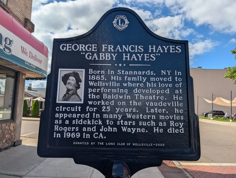George Francis Hayes Marker. Click for full size. George Francis Hayes Marker image. Click for full size.
