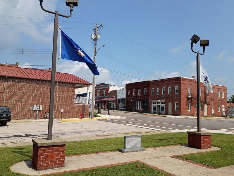 The Jeffersonville Area Veterans Memorial Committee Marker. Click for full size. The Jeffersonville Area Veterans Memorial Committee Marker image. Click for full size.