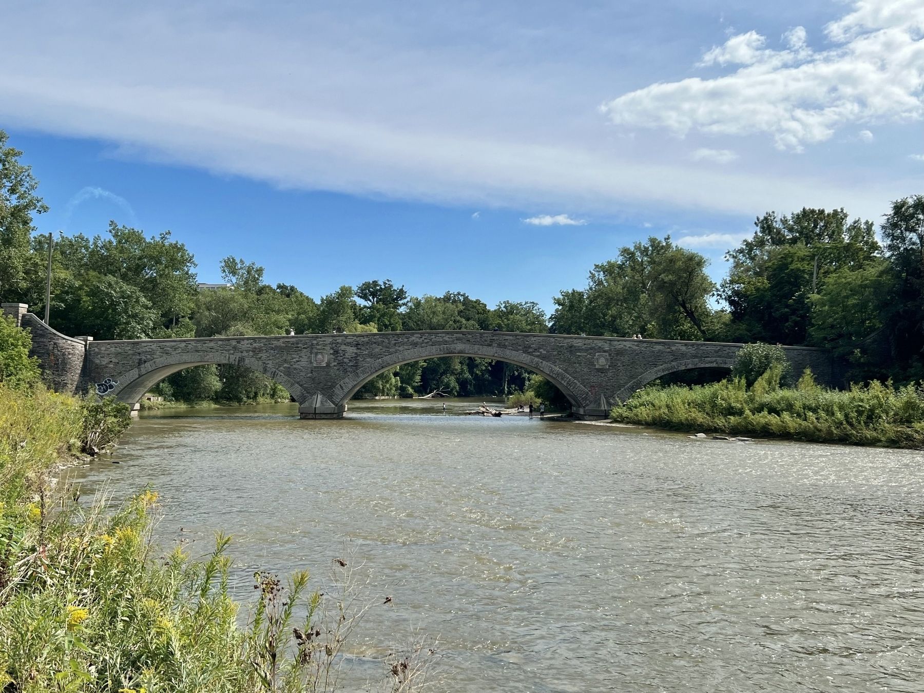 The Humber River near the site of Milton Mills in 2026. Click for full size. The Humber River near the site of Milton Mills in 2026 image. Click for full size.