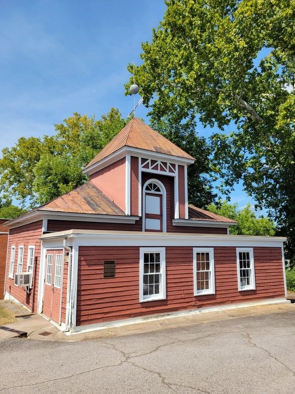 Original Catholic School in Danville, Virginia Marker. Click for full size. Original Catholic School in Danville, Virginia Marker image. Click for full size.