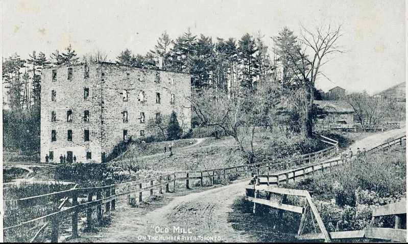 �The Old Mill� as it appeared in 1913 image. Click for full size.