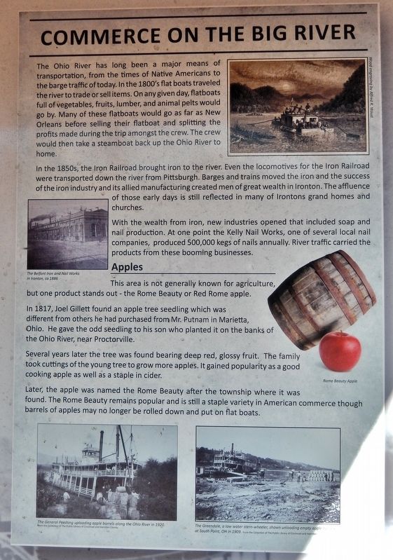 Commerce on the Big River Marker. Click for full size. Commerce on the Big River Marker image. Click for full size.