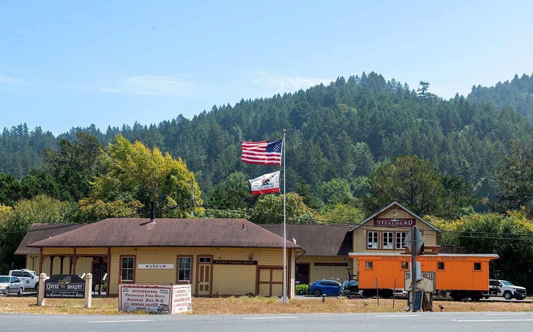 Duncans Mills Depot. Click for full size. Duncans Mills Depot image. Click for full size.