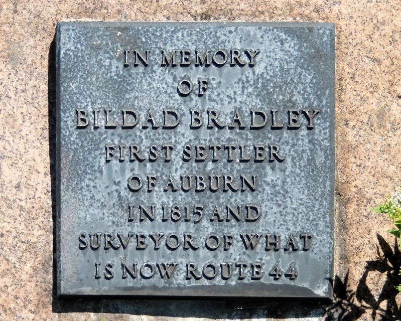 In Memory of Bildad Bradley Marker. Click for full size. In Memory of Bildad Bradley Marker image. Click for full size.