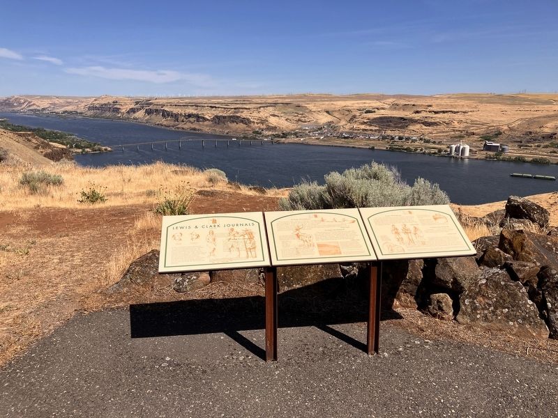 Lewis & Clark Journals Marker. Click for full size. Lewis & Clark Journals Marker image. Click for full size.