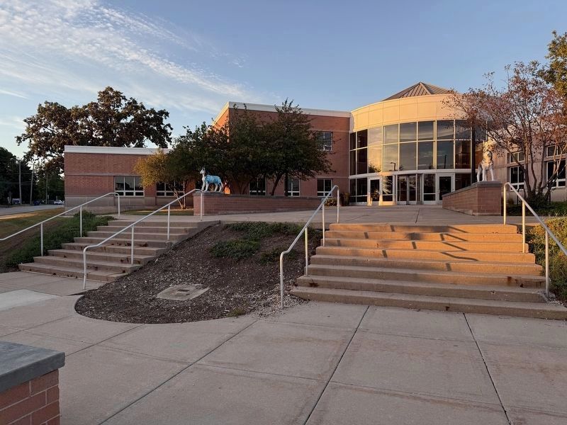 “Unified and Diversified” Time Capsule & the Peters Campus Life Building. Click for full size. “Unified and Diversified” Time Capsule & the Peters Campus Life Building image. Click for full size.