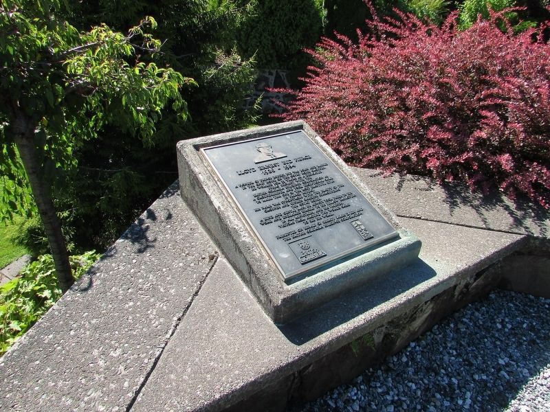 Lloyd Ernest Bud Pierce Marker. Click for full size. Lloyd Ernest Bud Pierce Marker image. Click for full size.