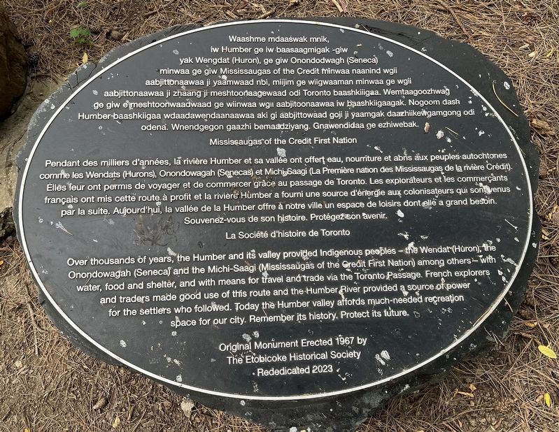 The Humber River Vlley Marker image. Click for full size.