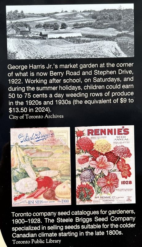 Queensway Market Gardens marker photos and captions detail (left). Click for full size. Queensway Market Gardens marker photos and captions detail (left) image. Click for full size.