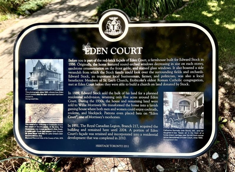 Eden Court Marker. Click for full size. Eden Court Marker image. Click for full size.