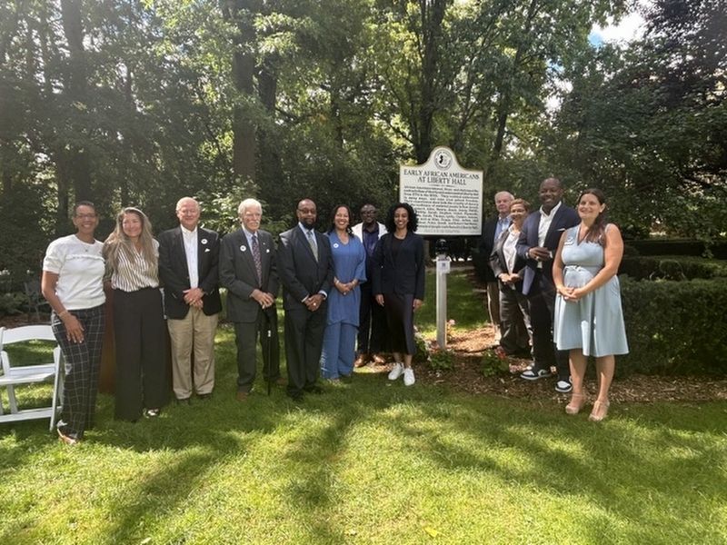 Liberty Hall Marker Unveiling Ceremony. Click for full size. Liberty Hall Marker Unveiling Ceremony image. Click for full size.