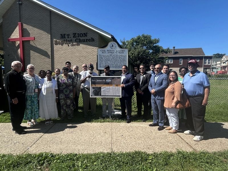 Rev. James H. Penn Marker Unveiling Ceremony. Click for full size. Rev. James H. Penn Marker Unveiling Ceremony image. Click for full size.