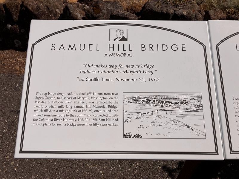 Samuel Hill Bridge Marker image. Click for full size.