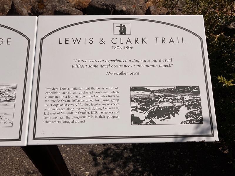 Lewis & Clark Trail Marker image. Click for full size.