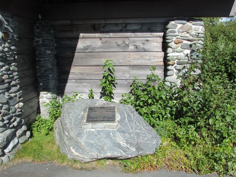 Worthington Glacier Marker. Click for full size. Worthington Glacier Marker image. Click for full size.