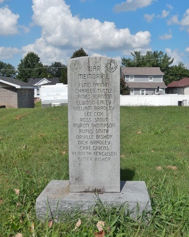 War Memorial. Click for full size. War Memorial image. Click for full size.